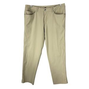 Lululemon ABC Pant Classic Khaki Men's Size 34 x 28 Good Used Condition